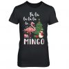 Flamingo Santa Hat T-Shirt EL01