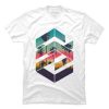 Geometric Sunset Beach T-Shirt EL01