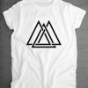 Geometric Triangle T-shirt ZK01