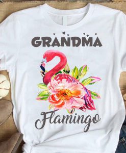 Grandma Pink Flamingo T-Shirt EL01