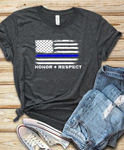 Honor Respect Police T-Shirt SN01