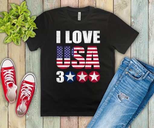 I Love USA 3000 T-Shirt SR01