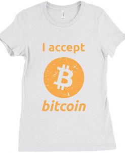 I accept bitcoin T-Shirt EC01