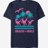 Jurassic Park Tropical Dinosaurs T-Shirt EL01