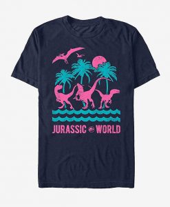Jurassic Park Tropical Dinosaurs T-Shirt EL01