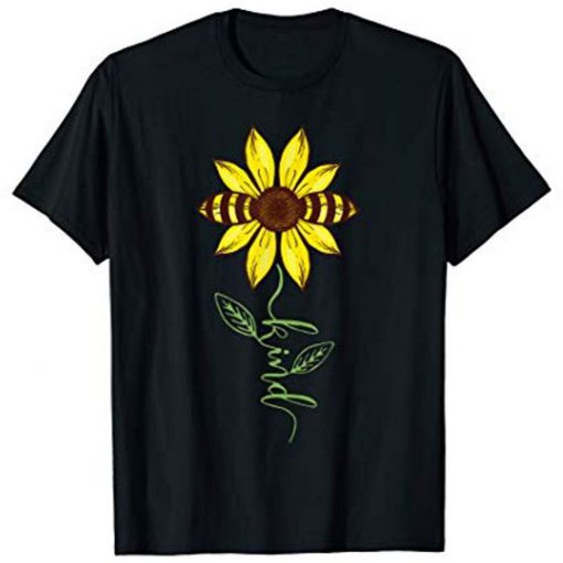 Kind The Bees Sunflower T-Shirt EL01