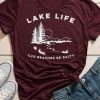 Lake Life Womens T-Shirt EL01