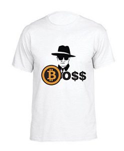Mens Bitcoin Boss T-Shirt EC01