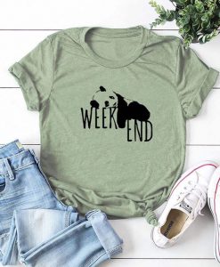 Panda Weekend T-Shirt SN01