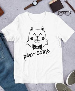 Paw Some Cat T Shirt SR01