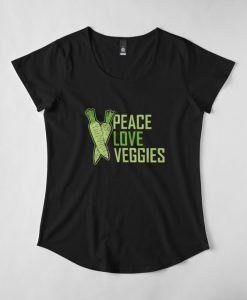 Peace Love Veggies T-Shirt SN01