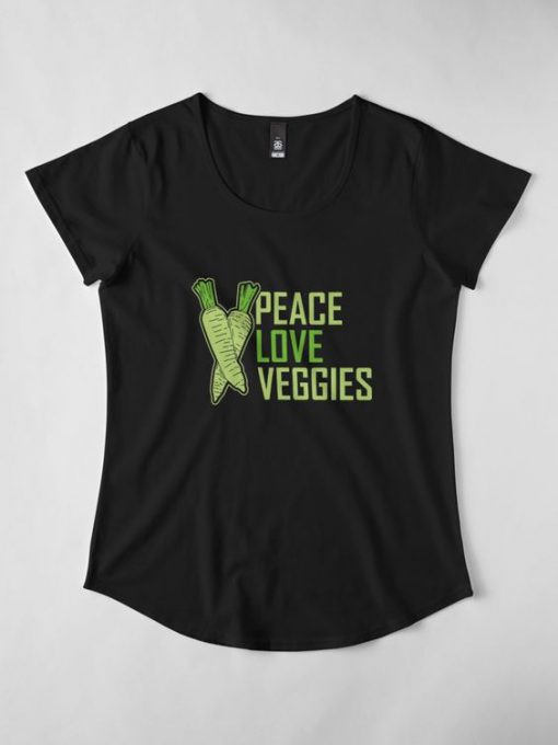 Peace Love Veggies T-Shirt SN01