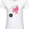 Pink Flamingo Damen T-Shirt EL01