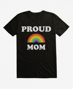Pride Proud Rainbow Mom T-Shirt AD01