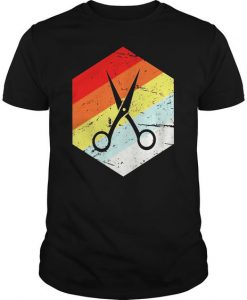 Retro Vintage Scissors T-Shirt EL01