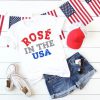 Rose In the USA T-Shirt SR01
