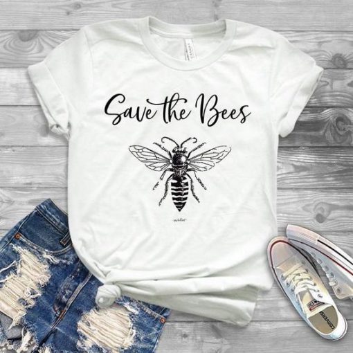 Save The Bees Style T-Shirt EL01