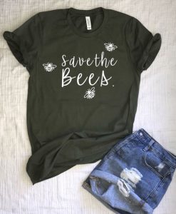 Save The Bees Womens T-Shirt EL01