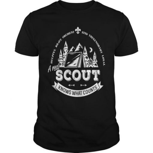 Scout A Real Knows What Counts T-Shirt EL01