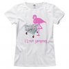 Shopping Pink Flamingo T-Shirt EL01