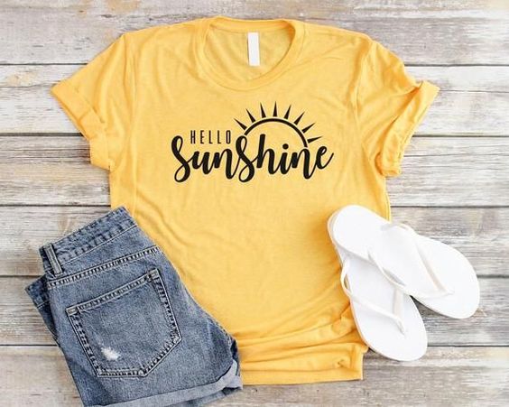 Sun Shirt Hello Sunshine Shirt KH01