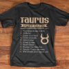 Taurus Horoscope t shirt EC01