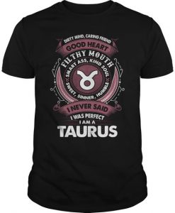 Taurus Zodiac T Shirt EC01