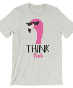 Think Pink Flamingo T-Shirt EL01