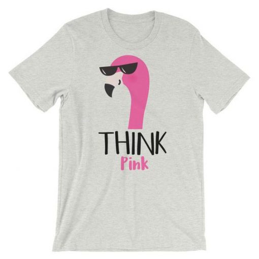 Think Pink Flamingo T-Shirt EL01