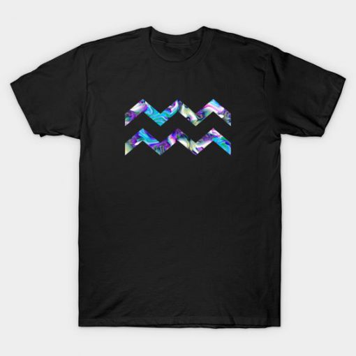 aquarius zodiac sign Tshirt EC01