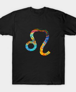 leo zodiac sign Tshirt EC01