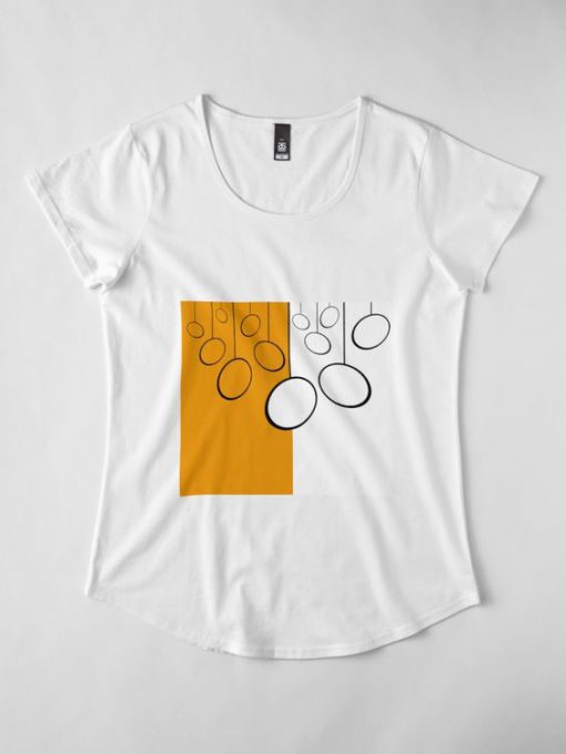 60s Style Premium Scoop T-Shirt EL01