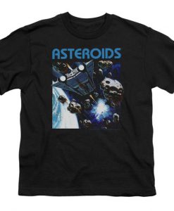 Atari kids asteroids black T-Shirt DV01