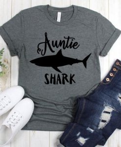 Auntie Shark T Shirt SR01