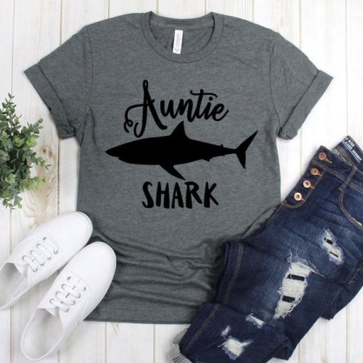 Auntie Shark T Shirt SR01