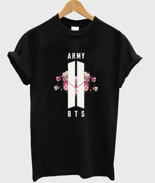 BTS Army Floral T Shirt FD01