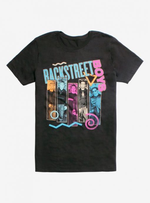 Backstreet Boys 90s Bar Photos T-Shirt AD01