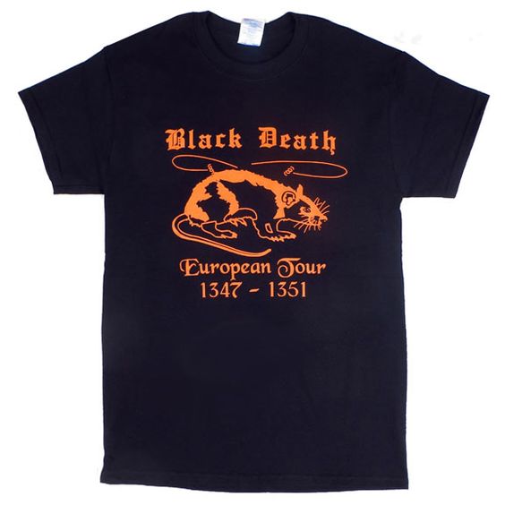 black death tour shirt