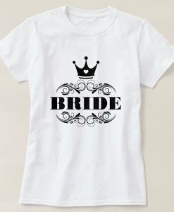 Bride Black On T-Shirt EL01