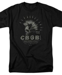CBGB Electric Skull T-Shirt EL01