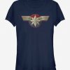 Captain Marvel Logo T Shirt SR01