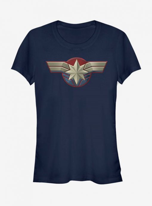 Captain Marvel Logo T Shirt SR01