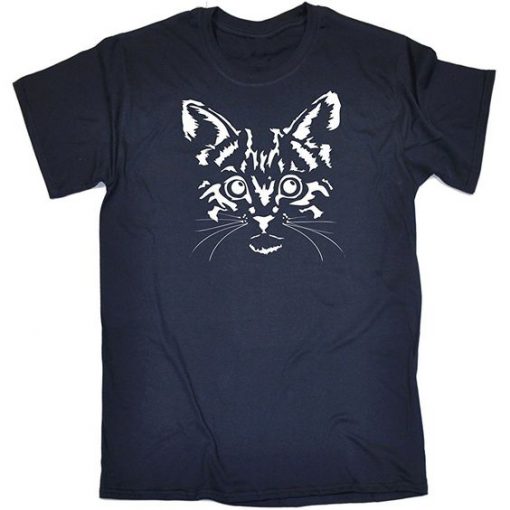 Cat Face Design T-Shirt SR01