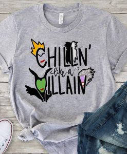 Chillin Like A Villain Basebll T-Shirt DV01