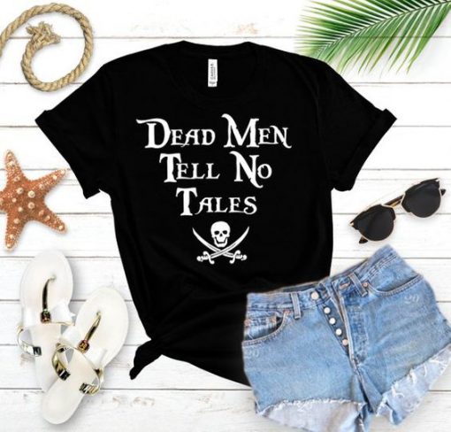 Dead Men Pirate Skull T-Shirt EL01