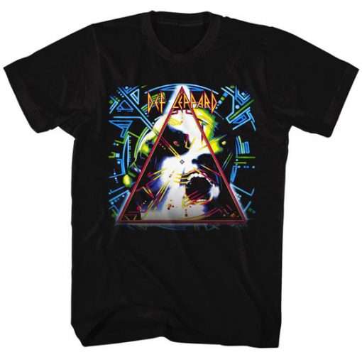 Def leppard shirt hysteria black tee T-Shirt DV01