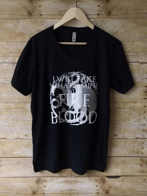 Fire And Blood T-Shirt EL01