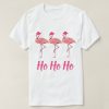 Flamingo Santas Ho Ho Ho T-Shirt SR01