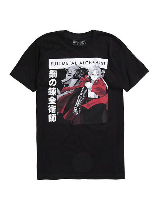 Fullmetal Alchemist Red Kanji T-Shirt EL01