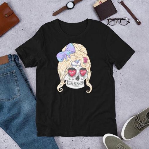 Galaxy Sugar Skull T-Shirt EL01